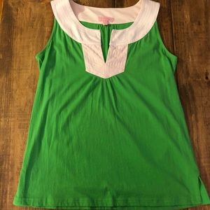 Lilly Pulitzer Lime Green Tank, M